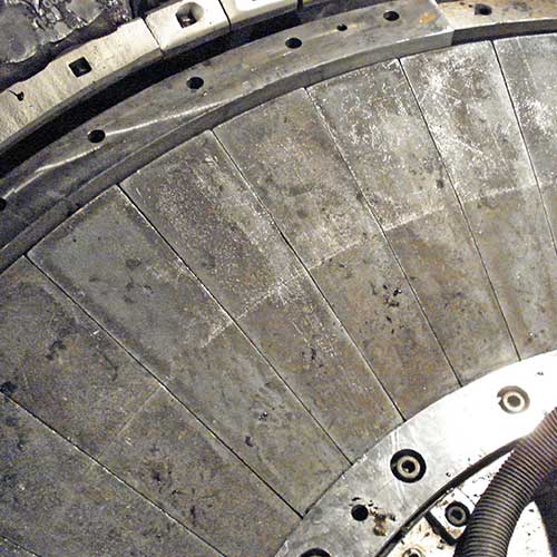 Table Segments Chrome White Iron