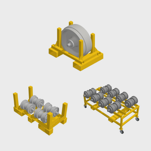 Dozer Undercarriage Stands