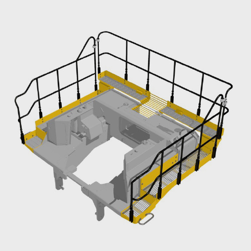 Dozer Walk Around Walkways